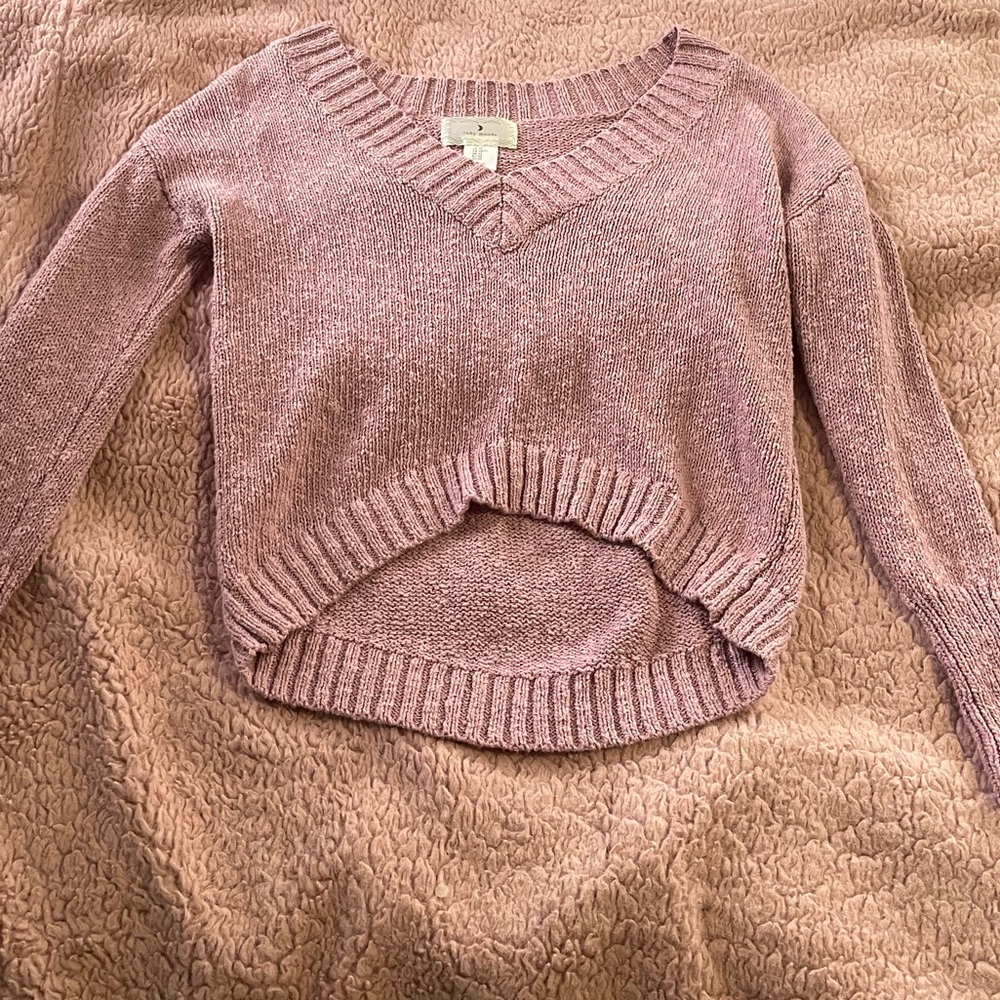 Ruby moon blush sweater